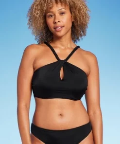 Women's High Neck Braided Strap Bikini Top - Shade & Shore™ Yellow -Default Template 7 GUEST 4d135d61 c7e8 4a59 b0da 77cc9a869027