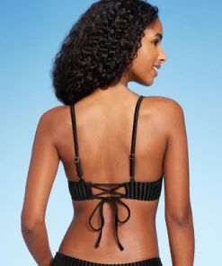 Women's Velour Ribbed Bralette Bikini Top - Shade & Shore™ Black 16 Women's Velour Ribbed Bralette Bikini Top - Shade & Shore™ Black -Default Template 7 GUEST 4f47b03f b744 46fd 87fd c424e13573c3