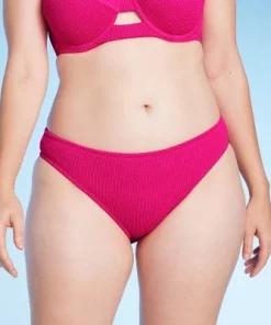 Women's Pucker Textured Hipster Bikini Bottom - Shade & Shore™ Hot Pink -Default Template 7 GUEST 50b40c21 afab 49d2 8001 bd74cf1ec3d5