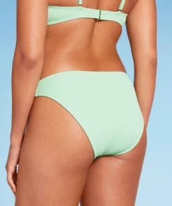 Women's Ribbed Bikini Bottom - Shade & Shore™ Green -Default Template 7 GUEST 532b2e38 d34b 4c88 8370 cfe1ef109491