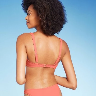 Women's Shirred Cup Continuous Underwire Bikini Top - Shade & Shore™ Pink -Default Template 7 GUEST 536c5c6f 1808 48b6 aa9f 981cc244fa59