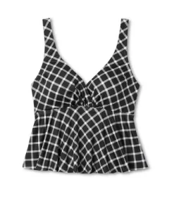 Women's Gingham Front Cropped Tankini Top - Kona Sol™ Multi -Default Template 7 GUEST 57c27e1b 4c52 4371 8f0e e0f5a4f35c02