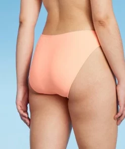 Women's Scoop Front High Leg Cheeky Bikini Bottom - Wild Fable⢠White