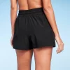 Women's 3" Quick Dry Board Shorts with Pockets - Kona Sol™ Black