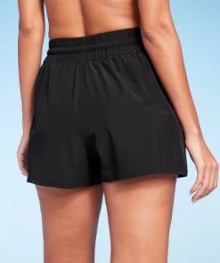 Women's 3" Quick Dry Board Shorts with Pockets - Kona Sol™ Black