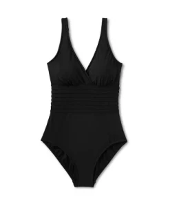 Women's UPF 50 Waist Detail Over the Shoulder One Piece Swimsuit - Aqua Green® Pink -Default Template 7 GUEST 60026ae8 44d4 4b24 bf9d cac8d34ad60f