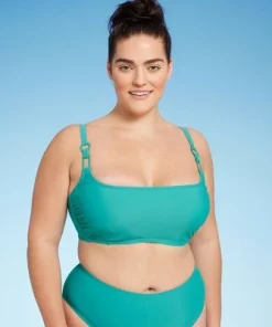 Women's Ring Detail Hidden Underwire Bikini Top - Shade & Shore™ Teal Green -Default Template 7 GUEST 60226144 fcf8 435e a17a dc9d5469f633 1