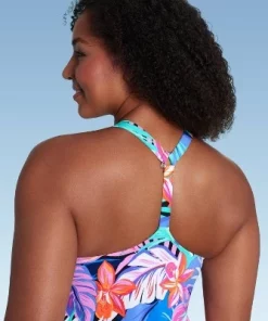 Women's UPF 50 V-Neck Tankini Top - Aqua Green® Multi Tropical Print 19 Women's UPF 50 V-Neck Tankini Top - Aqua Green® Multi Tropical Print -Default Template 7 GUEST 60394d61 f30e 40a7 96e4 c935aa80cc3d