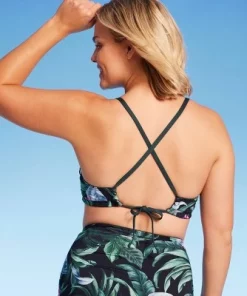Women's Tropical Print Reversible Bralette Bikini Top - Kona Sol™ Multi -Default Template 7 GUEST 645674f8 3a85 4987 819f f29492b6b718