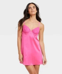 Women's Satin Lingerie Slip Dress with Keyhole Back - Auden™ Pink 19 Women's Satin Lingerie Slip Dress with Keyhole Back - Auden™ Pink -Default Template 7 GUEST 6514063d a192 4e4d b814 13135893e47e 1