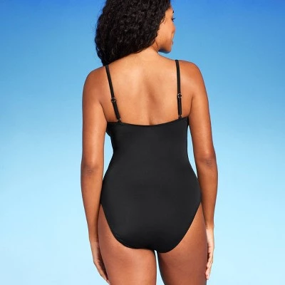 Women's Mesh Front One Piece Swimsuit - Shade & Shore™ White 5 Women's Mesh Front One Piece Swimsuit - Shade & Shore™ White - Image 3