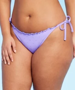Women's Heart Pattern Eyelet Side-Tie High Leg Extra Cheeky Bikini Bottom - Wild Fable™ Purple 8 Women's Heart Pattern Eyelet Side-Tie High Leg Extra Cheeky Bikini Bottom - Wild Fable™ Purple -Default Template 7 GUEST 6a71f408 e777 46aa b65d 25e3884ef6dc
