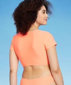 Women's Twist-Front Short Sleeve Bralette Bikini Top - Wild Fable™ Pink -Default Template 7 GUEST 6b1d3443 08f7 4a7d 8d4f 61b0390846f8