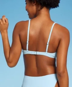 Women's Tie Detail Underwire Bikini Top - Wild Fable™ Pink Mauve