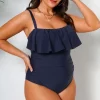 Women's Plus Size Ruffled One Piece Swimsuit - Cupshe -Default Template 7 GUEST 6d421dd0 b746 4f04 8e7e 76627b0f3cd8