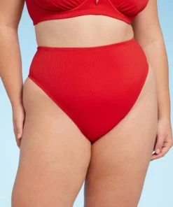 Women's Ribbed High Waist High Leg Bikini Bottom - Shade & Shore™ Red 11 Women's Ribbed High Waist High Leg Bikini Bottom - Shade & Shore™ Red -Default Template 7 GUEST 74b3c974 9834 476a 9803 bf533201dbee 1