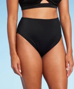 Women's High Waist High Leg Ribbed Medium Coverage Bikini Bottom - Shade & Shore™ Dark Green 8 Women's High Waist High Leg Ribbed Medium Coverage Bikini Bottom - Shade & Shore™ Dark Green -Default Template 7 GUEST 78faa57c 7e07 4eab b559 0ce059b425e6