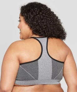 Women's Nursing Yoga Bra - Auden™ Heathered Gray