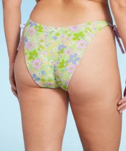 Women's Reversible Side-Tie Extra High Leg Extra Cheeky Bikini Bottom - Wild Fable™ Orange Geo Tropical Print -Default Template 7 GUEST 7d0c7147 51f4 4249 a5f0 074c8bdddfb2