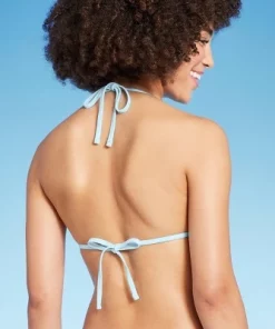 Women's Mixed Icon Crochet Triangle Bikini Top - Wild Fable™ Blue -Default Template 7 GUEST 7dc64251 1453 41f7 a6db d40c8aba58a3