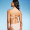 Women's Striped Crochet Bralette Bikini Top - Wild Fable™ Light Pink -Default Template 7 GUEST 7ec9b4cc 5d35 44aa 80a9 5f9c3b2dcdc0