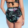 Women's Tropical Print Reversible Extra High Waist Medium Coverage Bikini Bottom - Kona Sol™ Multi -Default Template 7 GUEST 7f99789c ba3d 4fd4 855d 89403db95bb2