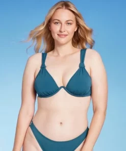 Women's Knot Detail Continuous Underwire Bikini Top - Shade & Shore™ White -Default Template 7 GUEST 81263085 ff31 41a0 83b3 735b26037031