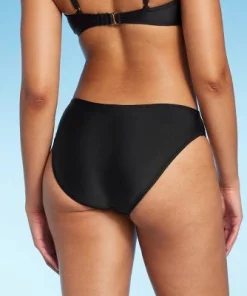 Women's Hipster Medium Coverage Bikini Bottom - Shade & Shore™ Black