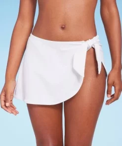 Women's Faux Sarong Skirtini Bikini Bottom - Shade & Shore™ White -Default Template 7 GUEST 82913ce3 2671 4dee 8fcc 97a9817d6252 4