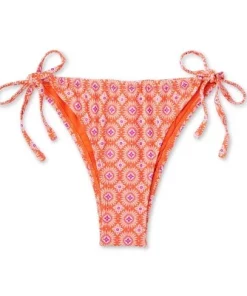 Women's Ultra High Leg Adjustable Coverage Bikini Bottom - Wild Fable™ Orange Tile Print -Default Template 7 GUEST 82a730ff e623 4f2f a8d5 0dd2792ad1dc