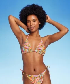 Women's Paisley Print Triangle Bikini Top - Wild Fable™ Multi -Default Template 7 GUEST 84b1bffd 7c80 4d92 9f29 505441c61d74 3
