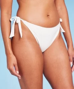 Women's High Leg Side-Tie Hipster Cheeky Bikini Bottom - Shade & Shore™ Off-white -Default Template 7 GUEST 87c38a58 2372 4645 af46 4d333a337cdd