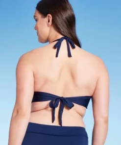 Women's Triangle Bralette Faux Wrap Halter Bikini Top - Shade & Shore™ White 9 Women's Triangle Bralette Faux Wrap Halter Bikini Top - Shade & Shore™ White -Default Template 7 GUEST 8a478d21 d72e 44b9 9013 1d5846dae11d