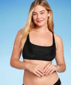 Women's Velour Ribbed Bralette Bikini Top - Shade & Shore™ Black 23 Women's Velour Ribbed Bralette Bikini Top - Shade & Shore™ Black -Default Template 7 GUEST 8c2acf0d 9931 4c04 b7e1 c2571fbb0fcd 4