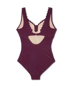 Women's Grommet Scallop Full Coverage One Piece Swimsuit - Kona Sol™ Navy Blue 11 Women's Grommet Scallop Full Coverage One Piece Swimsuit - Kona Sol™ Navy Blue -Default Template 7 GUEST 8e091d03 7ebd 4e11 9b02 d607b61d8084