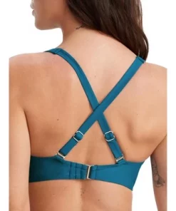 Birdsong Women's Tie Front Bikini Top - S10144