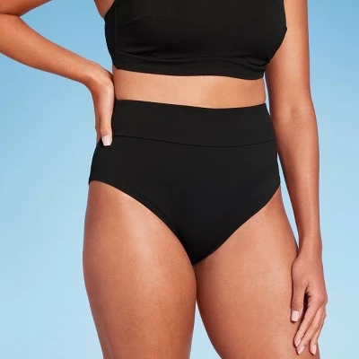 Women's Shaping High Waist Bikini Bottom - Shade & Shore™ Hot Pink 5 Women's Shaping High Waist Bikini Bottom - Shade & Shore™ Hot Pink - Image 3