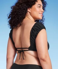 Women's Cap Sleeve Smocked Bralette Bikini Top - Wild Fable™ Pink -Default Template 7 GUEST 9348d823 5432 484f 8f2c b0ff17b82845