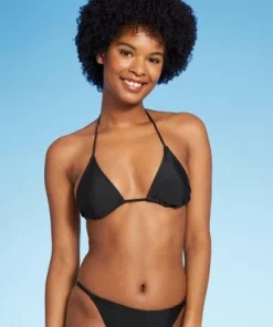 Women's Thin Strap Triangle Bikini Top - Wild Fable™ Black 8 Women's Thin Strap Triangle Bikini Top - Wild Fable™ Black -Default Template 7 GUEST 93578985 17db 4fd3 81dd 1cda32f545a0