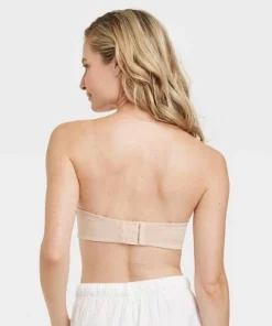 Women's Lightly Lined Strapless Bra - Auden™ Black