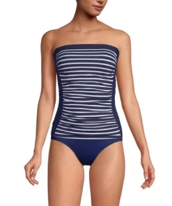 Lands' End Women's Strapless Bandeau Tankini Top Swimsuit with Removable and Adjustable Straps 5 Lands' End Women's Strapless Bandeau Tankini Top Swimsuit with Removable and Adjustable Straps -Default Template 7 GUEST 93e10971 edcc 4ff4 8373 6e82289f556a