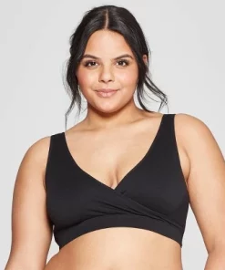 Women's Nursing 2pk Pullover Seamless Sleep Bra - Auden™ White/mauve