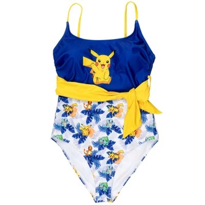 Pokemon Pikachu Women's UPF 50+ One Piece Bathing Suit Adult 6 Pokemon Pikachu Women's UPF 50+ One Piece Bathing Suit Adult - Image 4