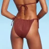 Women's Side-Tie Adjustable Extra High Leg Lurex Plisse Textured Bikini Bottom - Wild Fable™ Brown -Default Template 7 GUEST 97d76c63 d640 41a9 aa62 b881d0400a8d