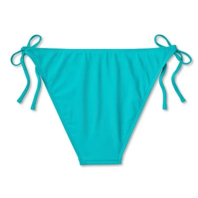 Women's Side-Tie Cheeky Bikini Bottom - Wild Fable™ Green 8 Women's Side-Tie Cheeky Bikini Bottom - Wild Fable™ Green - Image 6