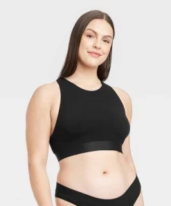 Women's Cotton Stretch Cross Back Bralette - Auden™ Heathered Gray -Default Template 7 GUEST 99174edd 6ec8 4311 9833 2b0ae0e8324a