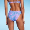 Women's Paisley Print Low-Rise Cheeky High Leg Bikini Bottom - Wild Fable™ Blue/Pink -Default Template 7 GUEST 99352987 249f 4627 86ff bf64cccff6ae