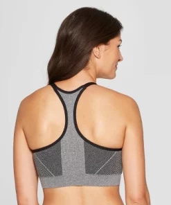 Women's Nursing Yoga Bra - Auden™ Heathered Gray