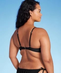 Women's Flower Charm Underwire Bikini Top - Wild Fable™ Green/ivory Leaf Print