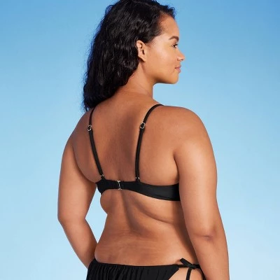 Women's Flower Charm Underwire Bikini Top - Wild Fable™ Green/ivory Leaf Print 3 Women's Flower Charm Underwire Bikini Top - Wild Fable™ Green/ivory Leaf Print